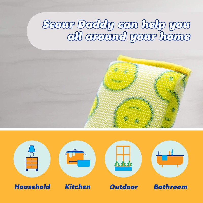 Scrub Daddy Scour Pads - Scour Daddy - Multi-Surface Scouring
