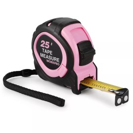 WORKPRO 16 & 25 FT Tape Measure with Fraction 3 Brake Retractable Measuring Tape - 25-FT