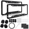 Timtin 2 Pcs Bling License Plate Frame Sparkly Rhinestone Diamond