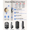 TEEHO TE012W WiFi Smart Lock, Fingerprint Door Lock with Built-in
