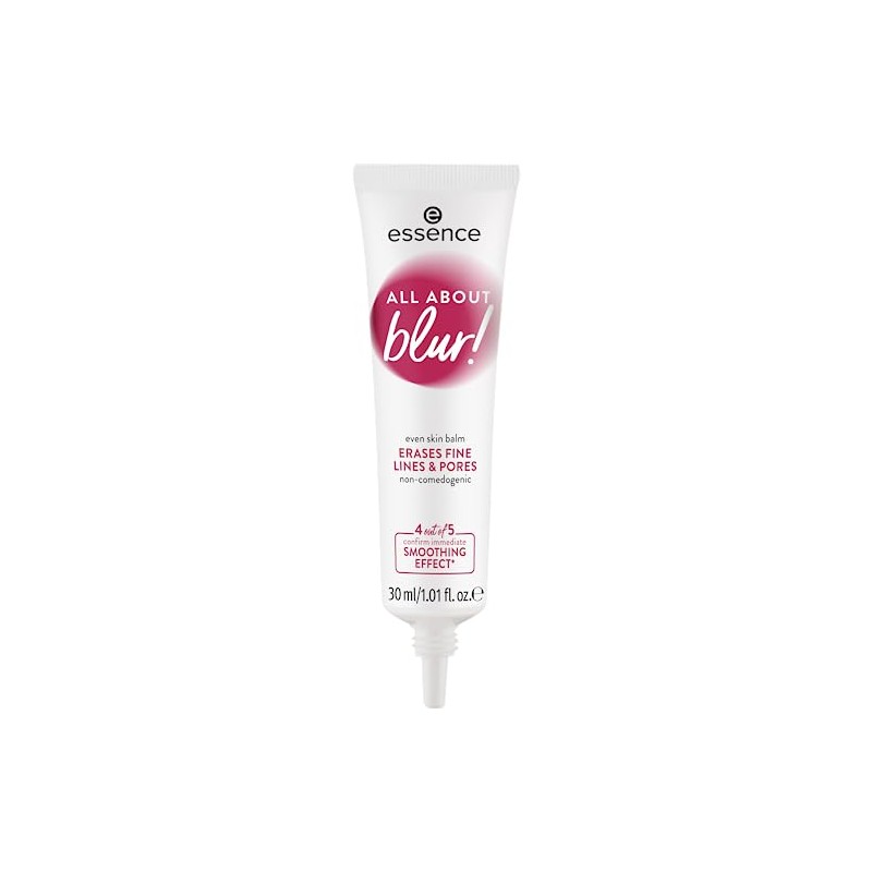 essence ALL ABOUT blur! even skin balm, base, white, matting,