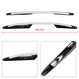 INEEDUP Roof Rack Side Rails For Honda Crv 2009 2010 2011 Roof Rack Cargo Carrier for Roof Cargo, Canoe Kayak, Bike, Skiboard