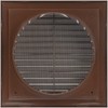 HVAC OV 6 Inch Fit - Brown Plastic Vent Cover