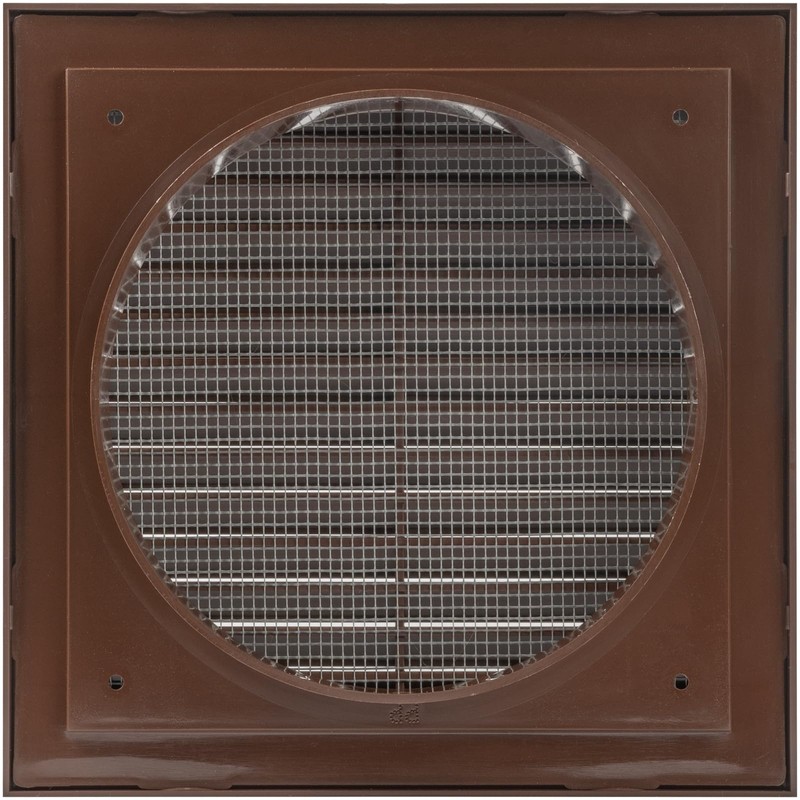 HVAC OV 6 Inch Fit - Brown Plastic Vent Cover