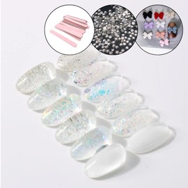 classic nail Mostive Glitter Gel Wannabe Classic + 30 parts / 모스티브 글리터젤 워너비 클래식+파츠30개