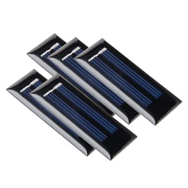 sourcing map 5Pcs 1V 50mA Poly Mini Solar Panel Modul DIY Telefon Ladegerät 55x21mm