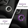 TOMALL Bling Car Engine Start Button Cover Bling Interior Crystal
