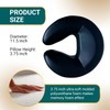 Massage Pillow Face Down, PU Leather U Shaped Pillow, Massage