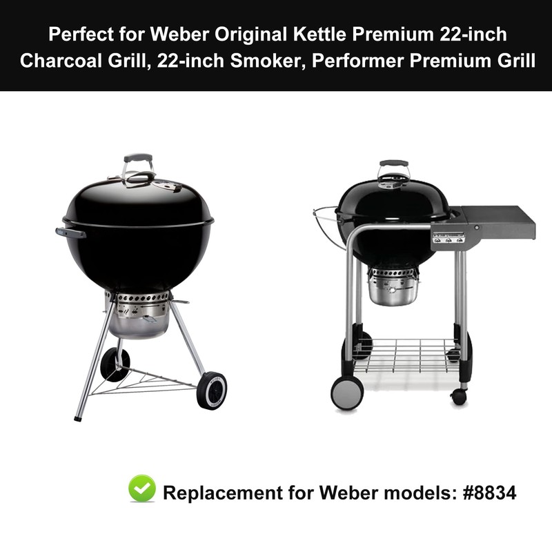 8834 Cast Iron Griddle for Weber Gourmet BBQ System Sear