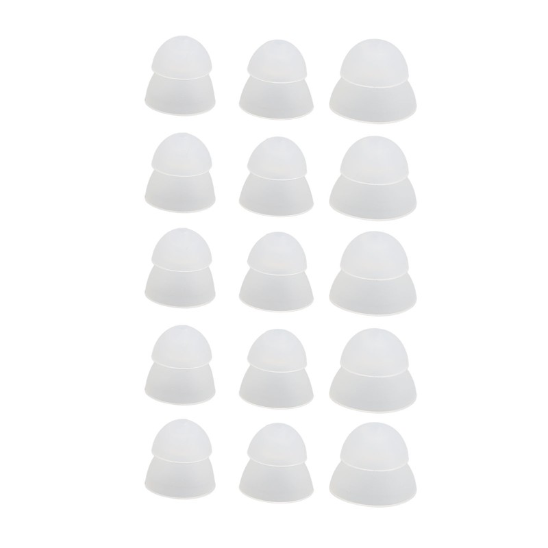 15pcs Hearing Amplifier Eartip 2 Layers Detachable Silicone Hearing Amplifier