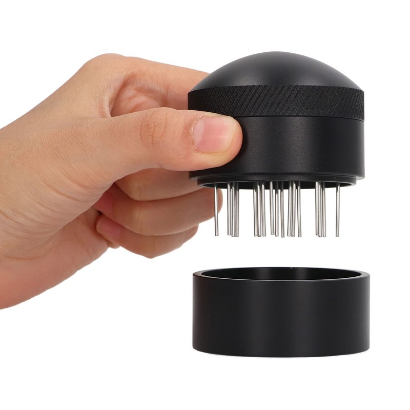 Fockety Distribution Tool, Stainless Steel Depth Adjustable Needle Stirrer Coffee