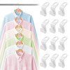 100 PCS Space Saving Hanger - Clothes Hanger Connector Hooks,