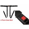 Unbranded 4 Point Adjustable Seat Belt Safety Harness Go Kart