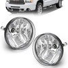 Nioboee Fog Lights Assembly Compatible with 2007-2013 GMC Sierra 1500/2007-2014