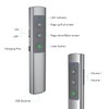 Metallic Presentation Clicker Presenter Remote - Rechargeable Wireless Presenter with