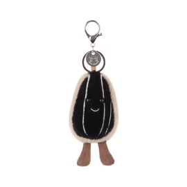 Apricot Lamb Crispy Melon Seeds Soft Cuddly Keychain, Plush Toys Stuffed Keychain for Kids’ Backpack, Purse, 3.5 Inches