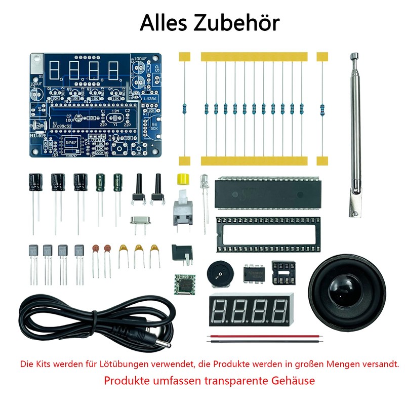 EIELE Soldering Project Kit Tuba Radio Beginner Exercise Kit DIY
