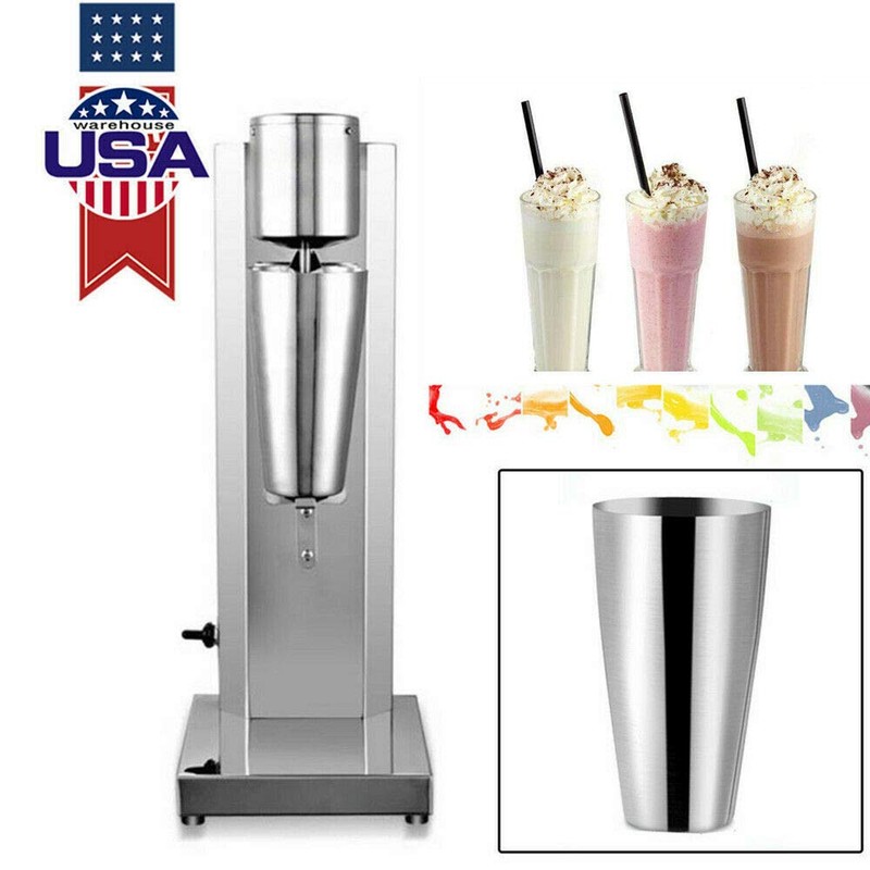 Electric Milk Shaking Machine, Commercial Home Milkshake Maker Stainless Steel