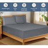Royale Linens - Sábana bajera ajustable 100% algodón