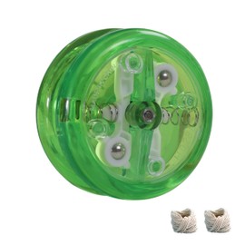 Yomega The Original Brain - Professional Yoyo for Kids and Beginners, Responsive Auto Return Yo Yo Best for String Tricks + Extra 2 Strings & 3 Month Warranty (Green)