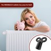10x WEIDEBACH® Radiator Key Black, for All radiators Radiator Bleeding