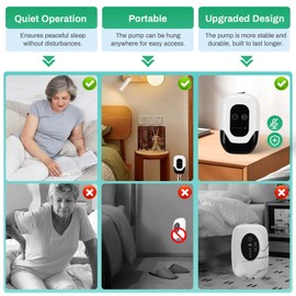 2025 Upgrade Female Electric Urinal - Automatic Start-Stop Dispenser, 2000ML Capacity with 6.5 ft Catheter, Bed Rest Anti-Leakage Design, Easy-to-Clean, Unisex, with Lid Funnel