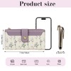 AdiStylinno Womens Wallet, Large Capacity Long Thin Ladies Wallet, PU