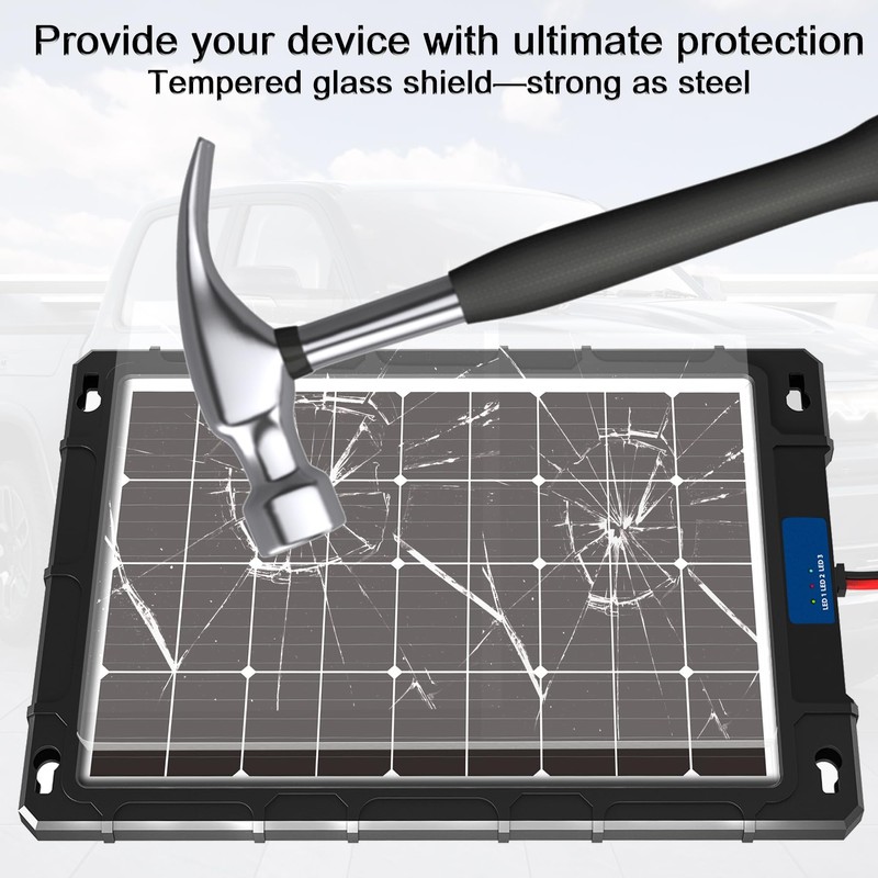 20W 12V Solar Panel Kit with Upgraded Controller for Car,