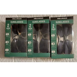 Hillman 2 Pair Hillman Camo Sunglasses Impact Resistant Work Hunt Drive UV Protection