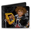 Buckle-Down Mens Bifold Kingdom Hearts Ii Bi Fold Wallet, Multicolor,