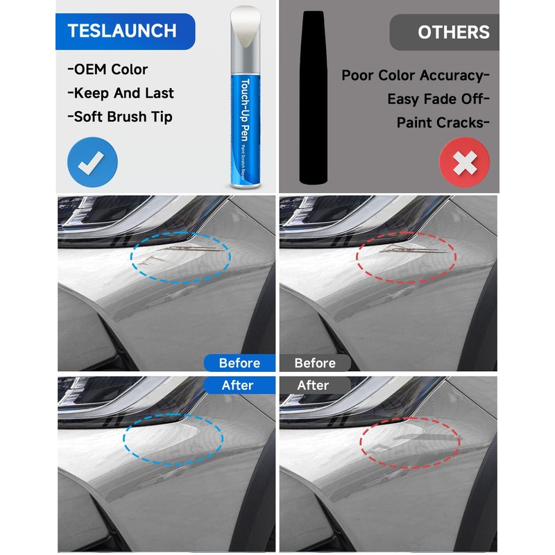 070 Blizzard Pearl Tricoat Touch Up Paint Compatible with Toyota