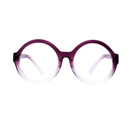 OCCI CHIARI Round Reading Glasses for Women 1.75 Oversized Readers 0 1.0 1.25 1.5 1.75 2.0 2.25 2.5 2.75 3.0 3.5(Purple,1.75)