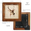 icheesday 8x8 Photo Frames, Rustic Wooden Square Picture Frame with