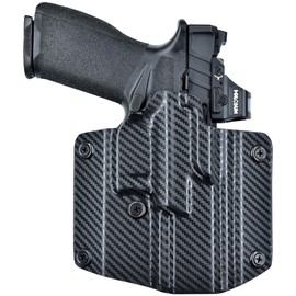 OWB Curved Holster fits Springfield Echelon (Right-Hand Draw, Carbon Fiber)