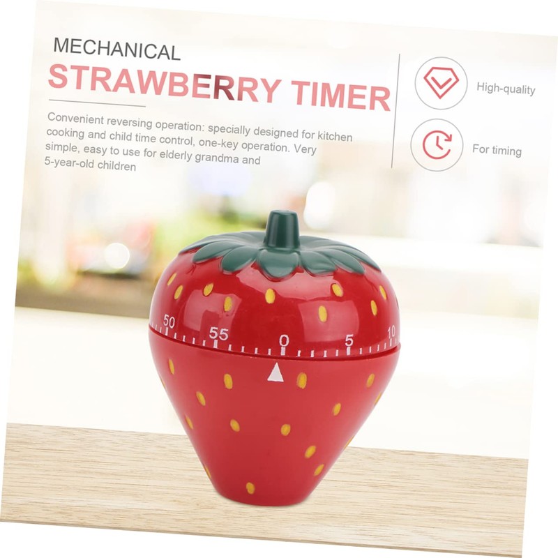 SHOWERORO Fruit Shape Mechanical Countdown Timer for Home Baking Cooking