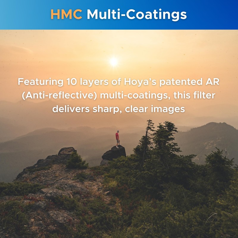 Hoya NXT Plus 82mm Polarizing Filter — Circular Polarizer with