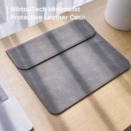 NibtouTech Minimalistic Protective Case - (Magnetic Closure, Scratch-Resistant, Water-Resistant,Pen Holder Design) Tablet Sleeve Case for 10.2" Tablet Device and 10.3" Remarkable 2. (Dark grey)