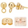 Beebeecraft 100Pcs 4mm Ball Earring Studs for Jewellery Making