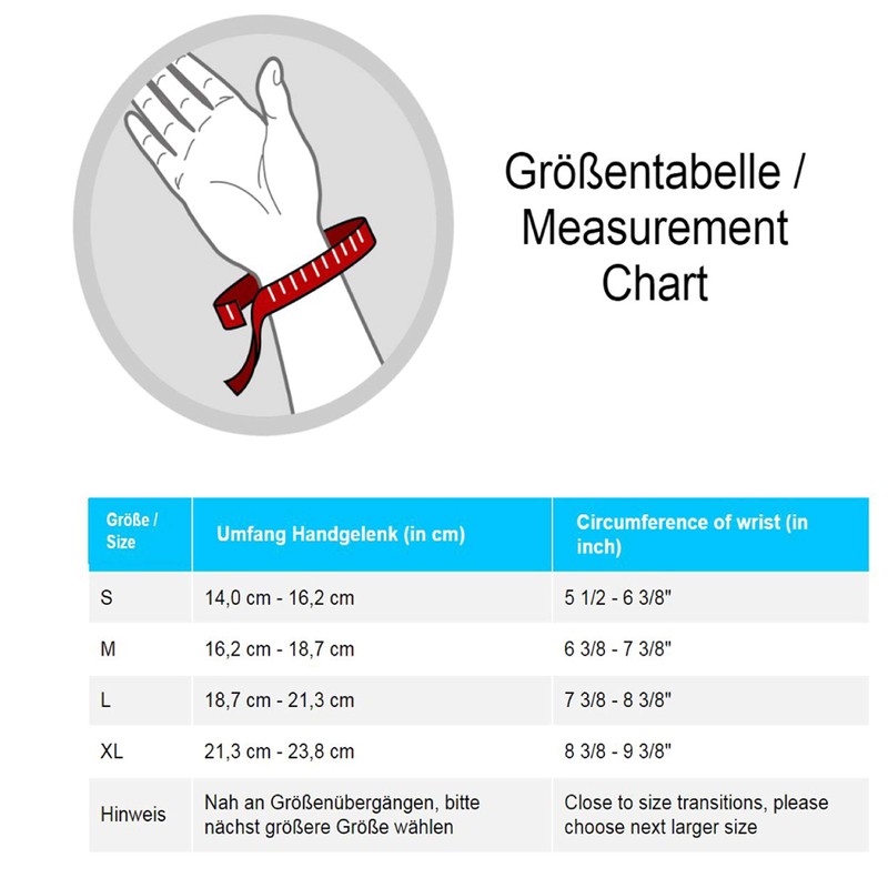 LP Support 725CA Handgelenk-Bandage - Handgelenkstütze - Sportbandage aus der