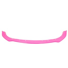 IKON MOTORSPORTS, Front Bumper Lip Protector Compatible with 2020-2023 Dodge Charger Widebody, Pink OE Style ABS Injection Lower Splitter Guard Protection 1PC