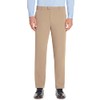 Van Heusen Men's Flex Straight Fit Flat Front Pant, Khaki,