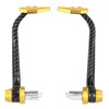 Motorcycle Handlebar Guard Carbon Fiber Style Aluminium Alloy Universal 22mm/0.87inGold
