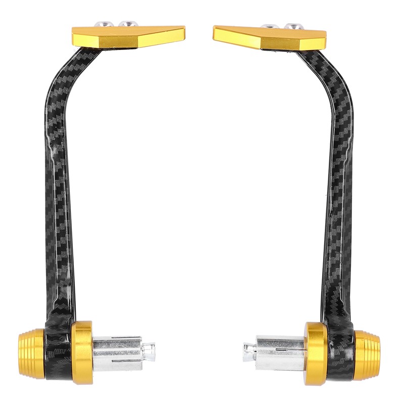 Motorcycle Handlebar Guard Carbon Fiber Style Aluminium Alloy Universal 22mm/0.87inGold
