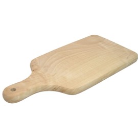 efo Schneidebrett mit Haltegriff, Küchenbrett, Servierbrett, Buchenholzbrett, Brett zum Aufhängen Größe: 31 x 13,5 x 1,5 cm