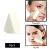 6 Pcs Triangle Sponges, Triangle Shape Make Up Sponges, Face