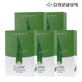 Kim Jeong-mun Aloe [Kim Jung Moon Aloe] Cure The First Aloe Mask Pack Season 2 (50 Sheets) / [김정문알로에] 큐어 더 퍼스트 알로에 마스크팩 시즌2 (50매)