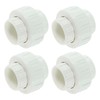 sourcing map 6Pcs 3/4" UPVC Union Coupling Pipe Fitting (Socket