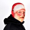 Santa Face 3D Effect Face Skin Grim Reaper Made In