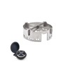 Titanium Camp Stove Windscreen With Anti-slip Cross Bracket for GS-600
