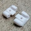 ULEIVA Replacement End Caps Set of 2 White Compatible with